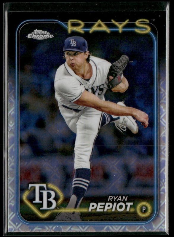 Ryan Pepiot 2024 Topps Chrome Logofractor Edition #128 Base RAW