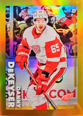 2022 Topps Chrome NHL Sticker Collection #183 Gold Refractor /50