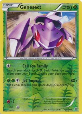 2013 Black & White: Plasma Blast #010/101 Reverse Holo