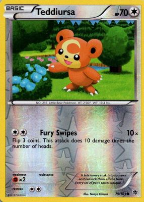 2013 Black & White: Plasma Blast #075/101 Reverse Holo