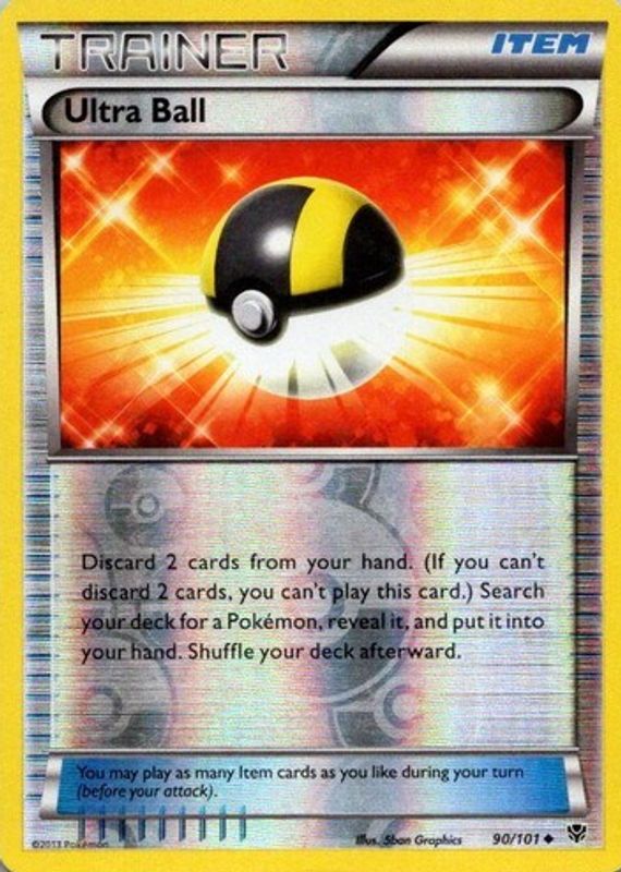 2013 Black & White: Plasma Blast #090/101 Reverse Holo