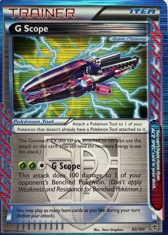 2013 Black & White: Plasma Blast #093/101 Holo (ACE SPEC)