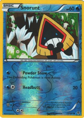2013 Black & White: Plasma Blast #021/101 Reverse Holo