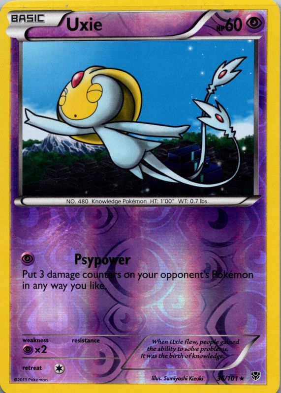 2013 Black & White: Plasma Blast #036/101 Reverse Holo