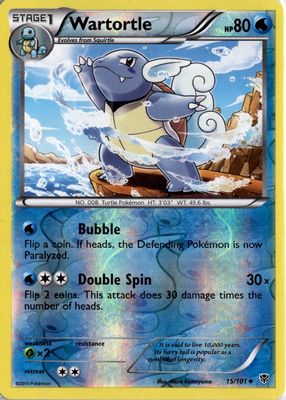 2013 Black & White: Plasma Blast #015/101 Reverse Holo