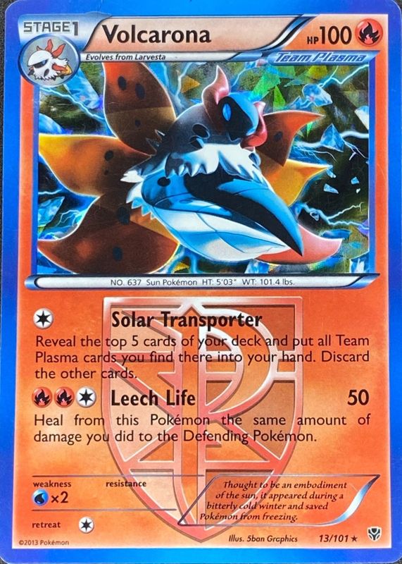 2013 Black & White: Plasma Blast #013/101 Promo (Cracked Ice)