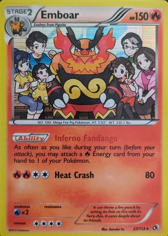 2013 Black & White: Legendary Treasures #027/113 Holo