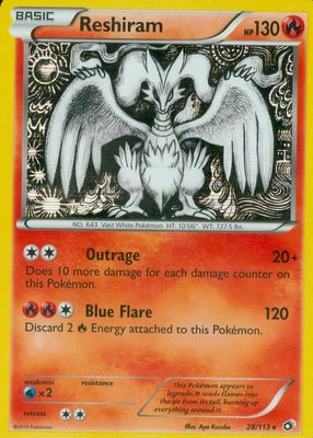 2013 Black & White: Legendary Treasures #028/113 Holo