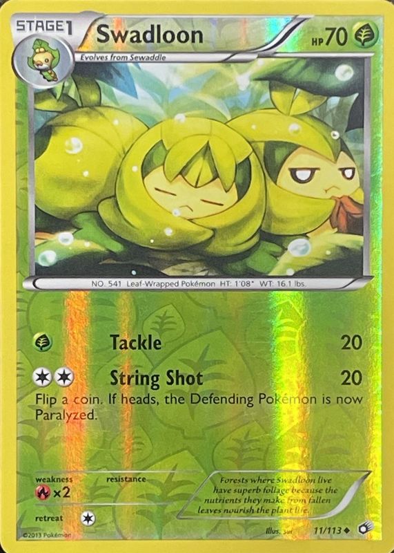 2013 Black & White: Legendary Treasures #011/113 Reverse Holo