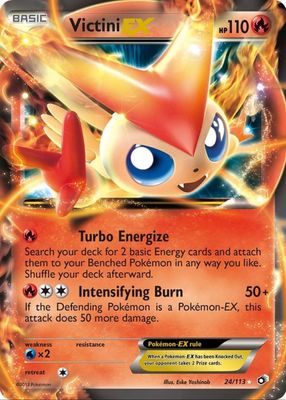 Victini ex 2012 Japanese Black & White: Plasma Gale #012/070