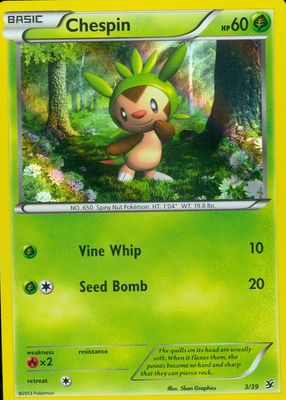 2013 XY: Kalos Starter Set #03/39 Base