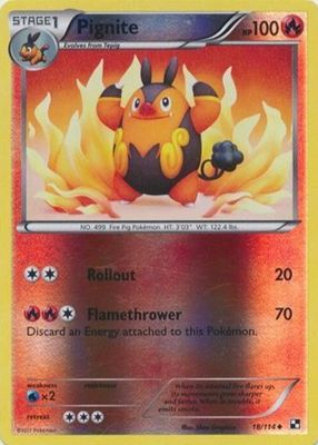 2011 Black & White #018/114 Reverse Holo