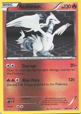 2011 Black & White #026/114 Reverse Holo