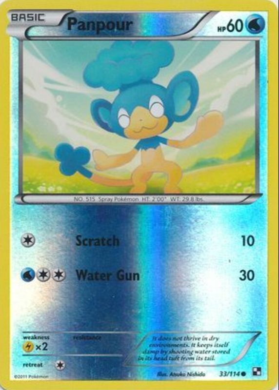 2011 Black & White #033/114 Reverse Holo