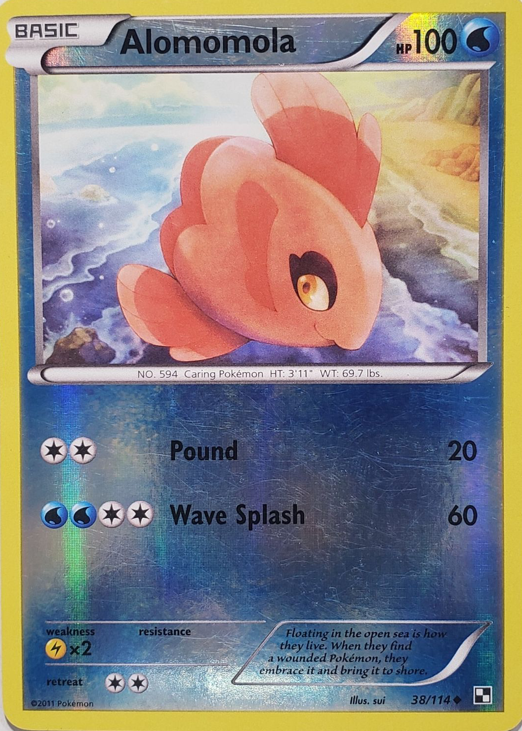alomomola pokemon card Alomomola (108/086) – PokeGuard main image 1