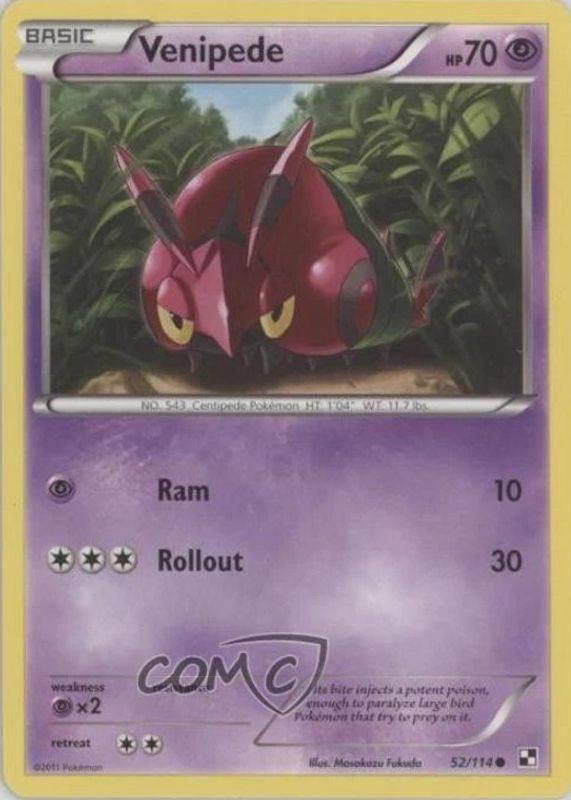 2011 Black & White #052/114 Base