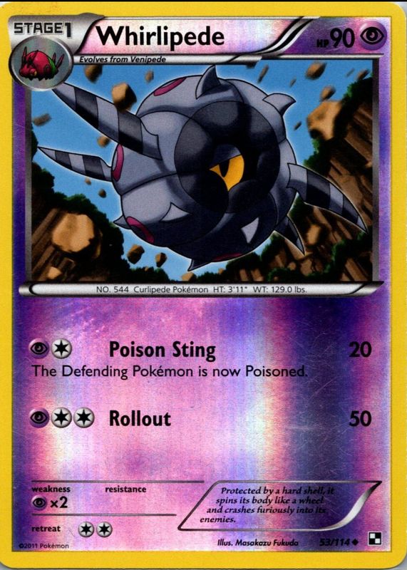 2011 Black & White #053/114 Reverse Holo