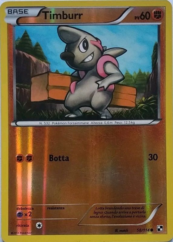 2011 Black & White #058/114 Reverse Holo