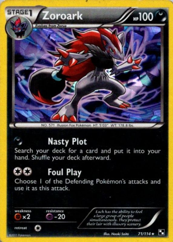 2011 Black & White #071/114 Holo