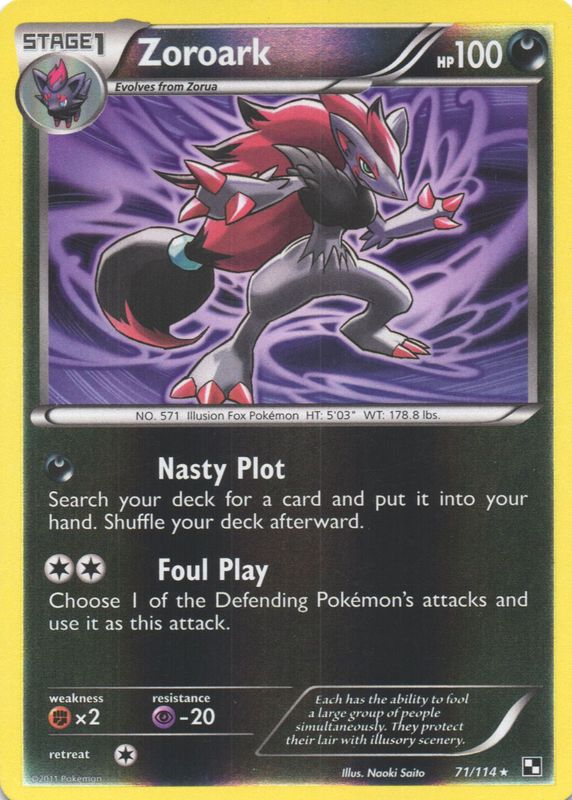 2011 Black & White #071/114 Reverse Holo