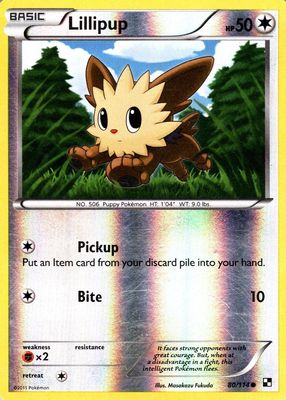 2011 Black & White #080/114 Reverse Holo