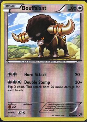 2011 Black & White #090/114 Reverse Holo