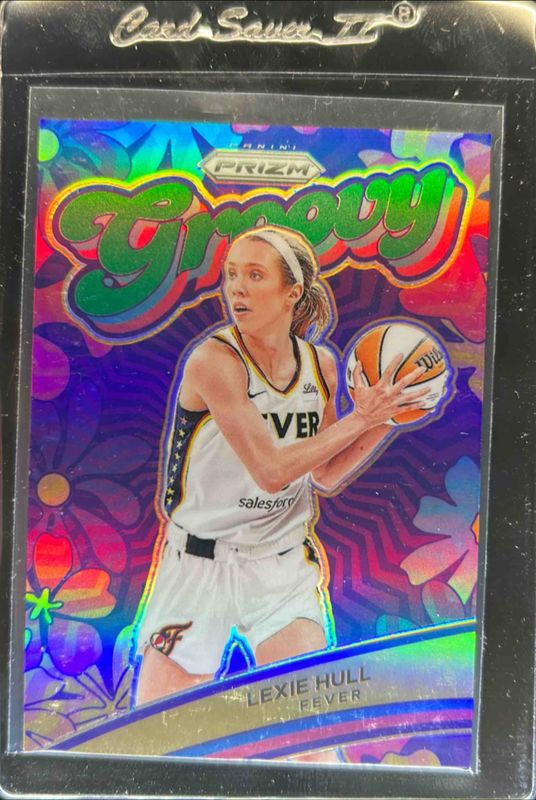 Lexie Hull 2024 Prizm WNBA #3 Groovy - Green RAW
