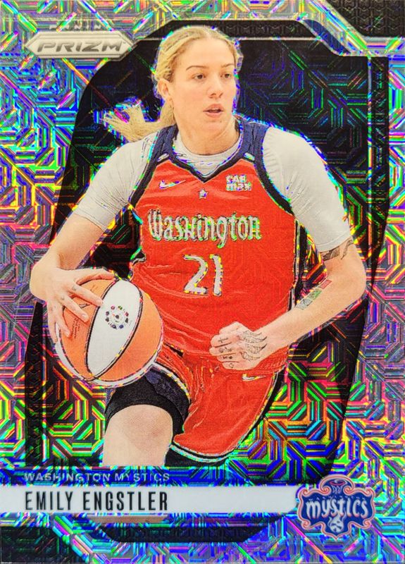 Emily Engstler 2024 Prizm WNBA #67 Mojo /25 RAW