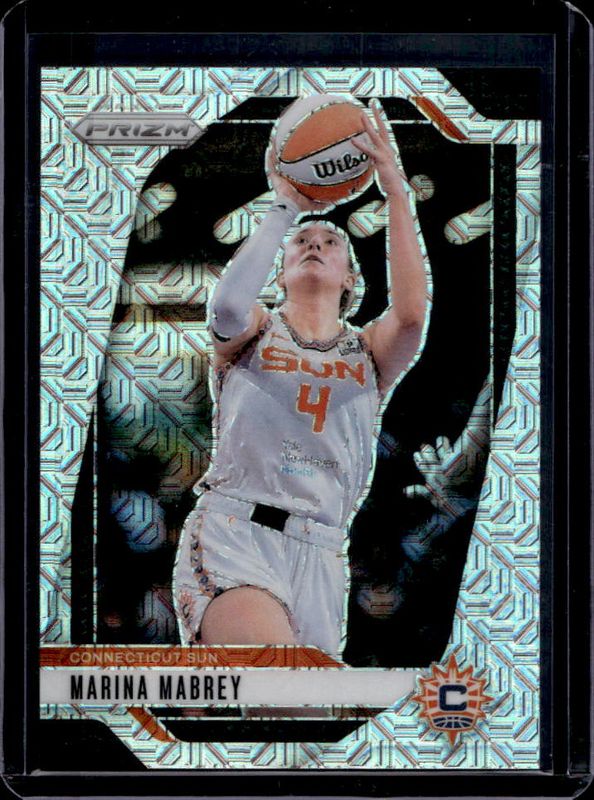 Marina Mabrey 2024 Prizm WNBA #132 Mojo /25 RAW