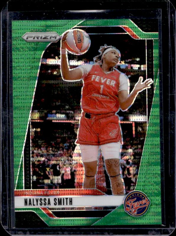 NaLyssa Smith 2024 Prizm WNBA #137 Green Pulsar /25 Rookie RAW
