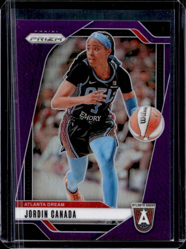 Jordin Canada 2024 Prizm WNBA #91 Purple /149 RAW