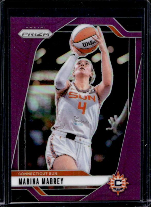 Marina Mabrey 2024 Prizm WNBA #132 Purple /149 RAW
