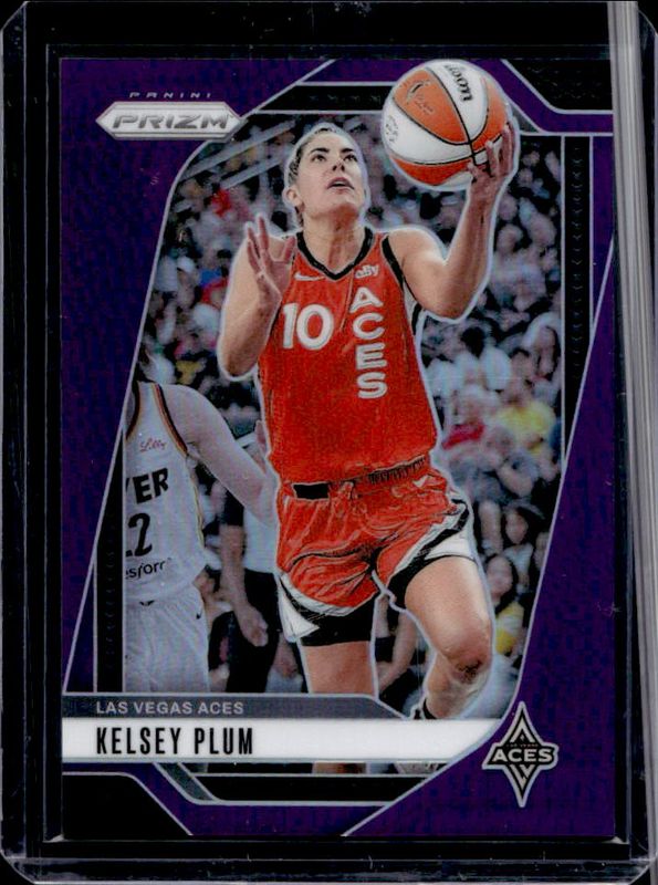 Kelsey Plum 2024 Prizm WNBA #77 Purple /149 RAW
