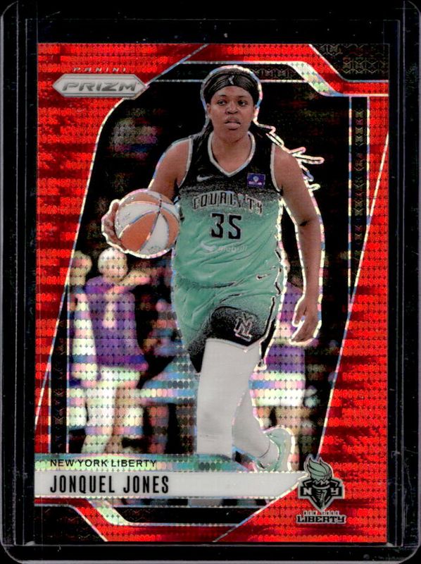 Jonquel Jones 2024 Prizm WNBA #14 Red Pulsar /299 RAW