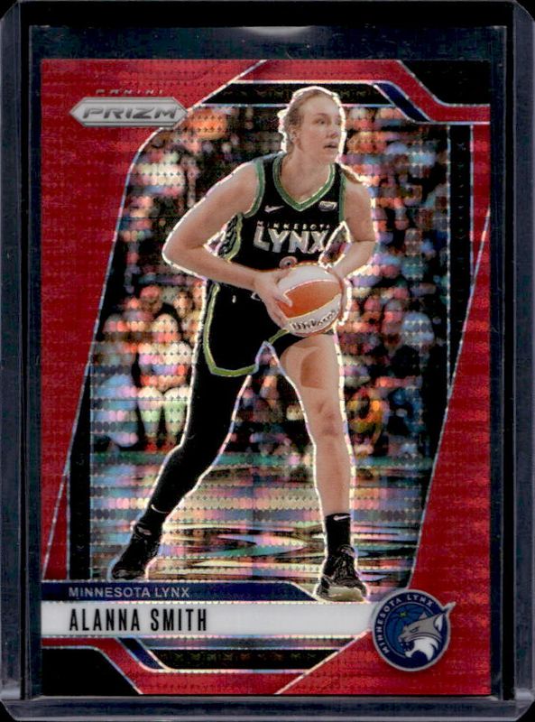 Alanna Smith 2024 Prizm WNBA #111 Red Pulsar /299 RAW