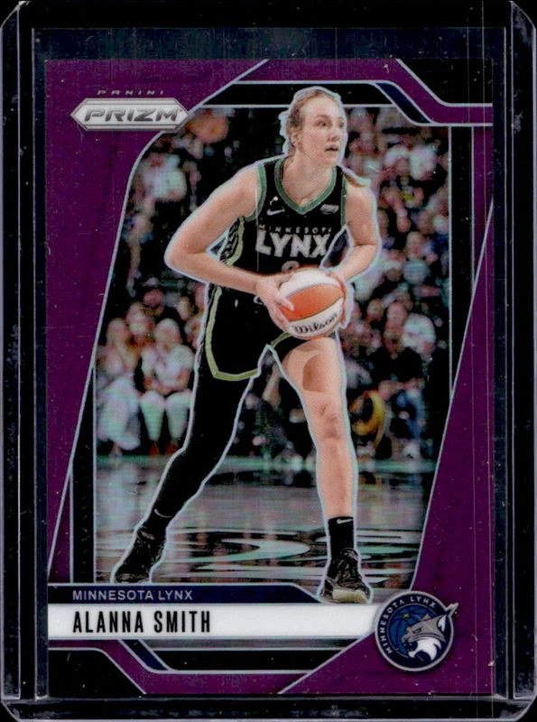 Alanna Smith 2024 Prizm WNBA #111 Purple /149 RAW