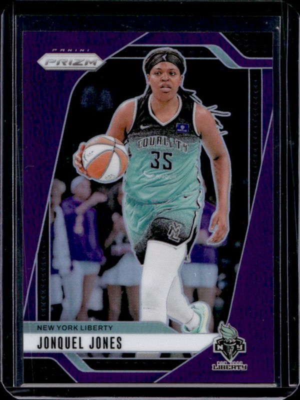 Jonquel Jones 2024 Prizm WNBA #14 Purple /149 RAW