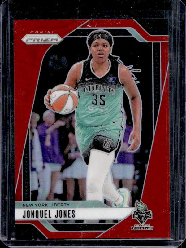 Jonquel Jones 2024 Prizm WNBA #14 Red /299 RAW