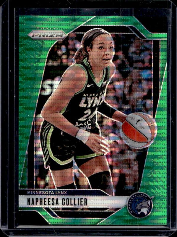 Napheesa Collier 2024 Prizm WNBA #26 Green Pulsar /25 RAW