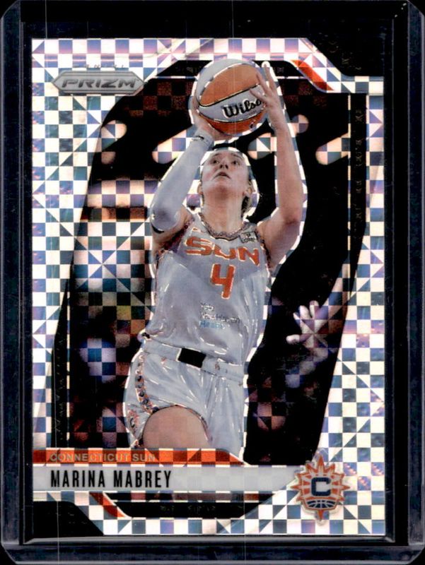 Marina Mabrey 2024 Prizm WNBA #132 Checkerboard RAW