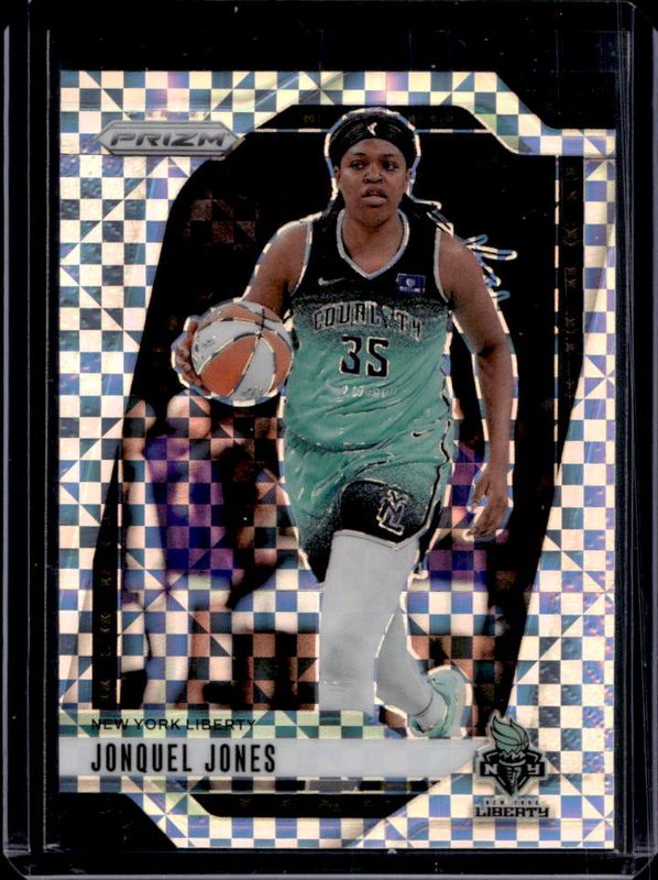 Jonquel Jones 2024 Prizm WNBA #14 Checkerboard RAW