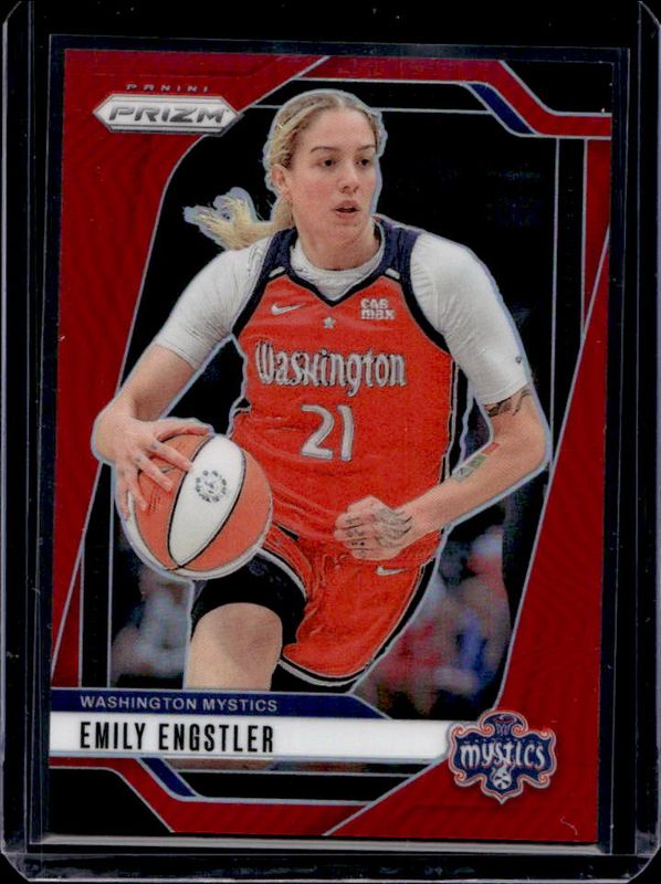 Emily Engstler 2024 Prizm WNBA #67 Red /299 RAW