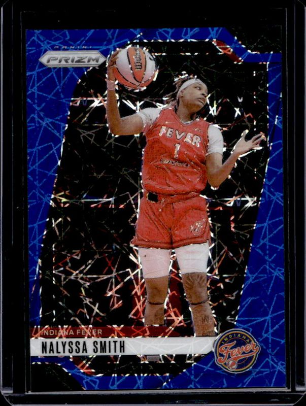 NaLyssa Smith 2024 Prizm WNBA #137 Blue Velocity Rookie RAW