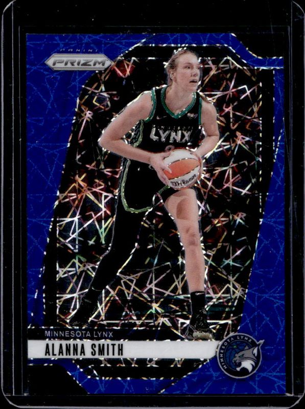 Alanna Smith 2024 Prizm WNBA #111 Blue Velocity RAW