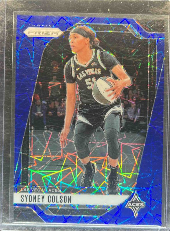 Sydney Colson 2024 Prizm WNBA #73 Blue Velocity RAW