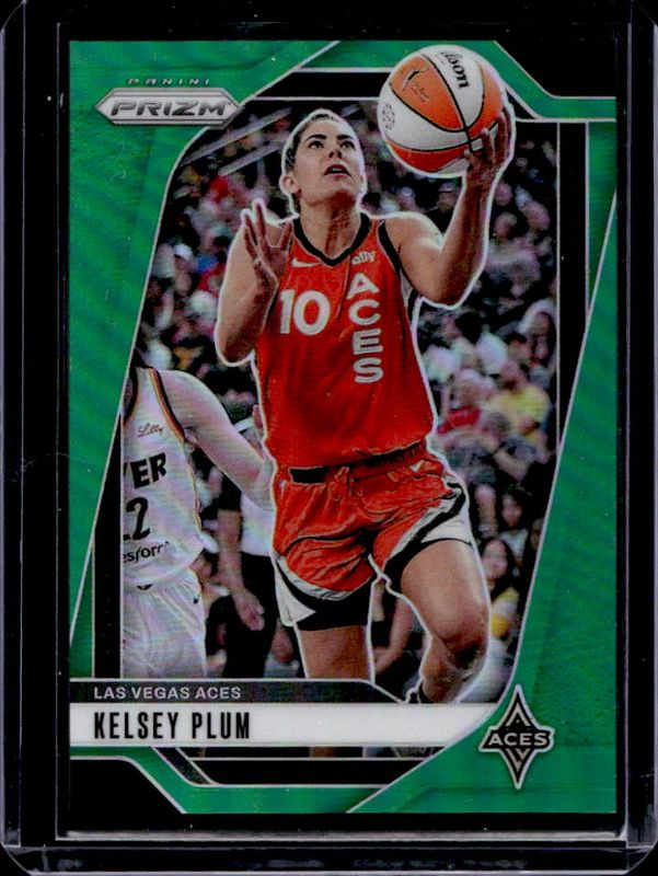Kelsey Plum 2024 Prizm WNBA #77 Green RAW