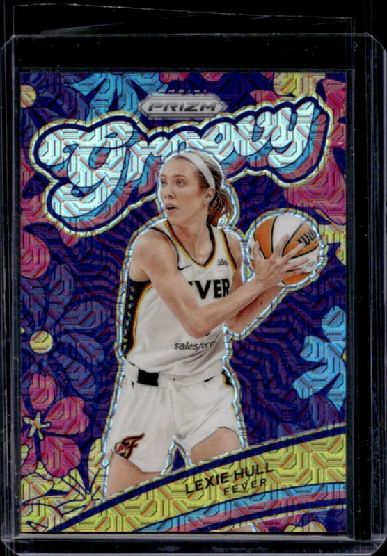 Lexie Hull 2024 Prizm WNBA #3 Groovy - Mojo /25 RAW