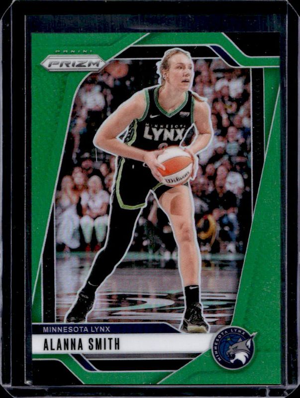 Alanna Smith 2024 Prizm WNBA #111 Green RAW