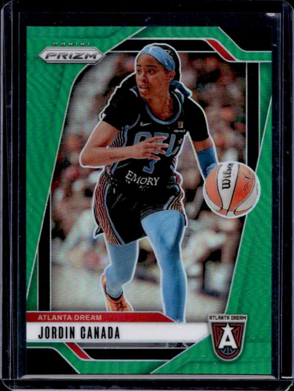 Jordin Canada 2024 Prizm WNBA #91 Green RAW