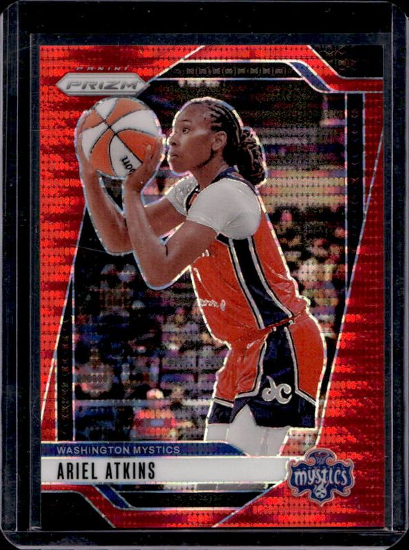 Ariel Atkins 2024 Prizm WNBA #56 Red Pulsar /299 RAW